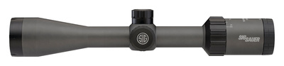 Whiskey 3 Hunting Riflescope 3-9x40mm Second Focal Plane Illuminated Quadplex Reticle Graphite Finish One Inch Tube