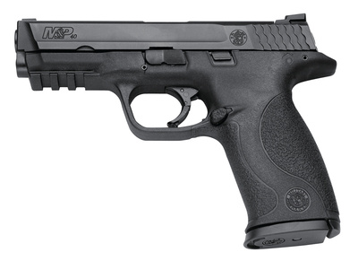 M&P Full Size .40 Smith & Wesson 4.25 Inch Barrel Black Slide Finish Dot Front Sight Magazine Safety Black Polymer Frame 10 Round - MA Compliant