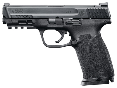 M&P M2.0 Striker Fire .40S&W 4.25 Inch Barrel Black Armornite Finish White Dot Sights Polymer Frame/Grips 15 Round