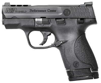 Model M&P Shield Performance Center 40 Smith &Wesson 3.1 Inch Ported Barrel Black Finish Tritium Night Sights 6 and 7 Round Magazines.