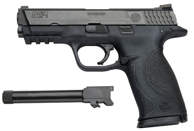 M&P9 Threaded Barrel Kit 9mm 4.25 Inch Barrel Black Melonite Finish 17 Round With Extra Threaded Barrel