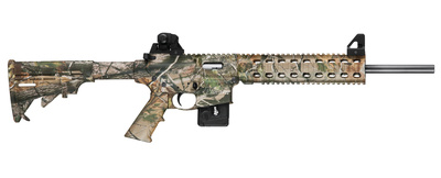 M&P 15-22 .22 Long Rifle 16.5 Inch Barrel Pinned Polymer Stock Adjustable Sights Realtree APG HD Camouflage Finish 10 Rounds