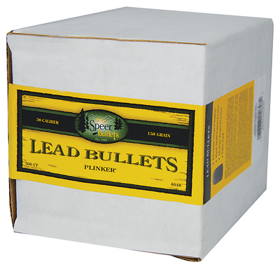 Lead Bullets .358 Diameter 158 Grain Lead Round Nose 500 Pack