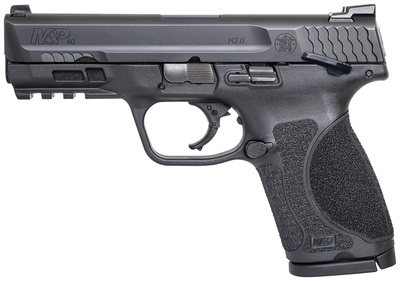 M&P40 M2.0 Compact Striker Fire .40S&W 4 Inch Barrel Black Armornite Finish White Dot Sights Polymer Frame/Grips Ambidextrous Safety13 Round
