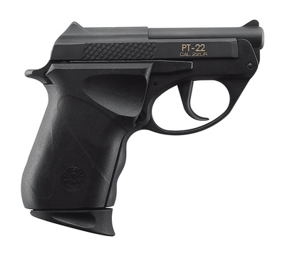 Model PT-22 .22 Long Rifle 2.75 Inch Tip-Up Barrel Blue Finish Double Action Only Polymer Frame 8 Round