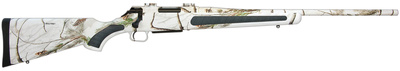 Venture Predator .243 Winchester 22 Inch Fluted Barrel Composite Stock Full Realtree Hardwoods Snow Camouflage Finish 3 Round