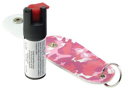 Pepper Spray, Key Chain - Black w/UV Dye TKS091