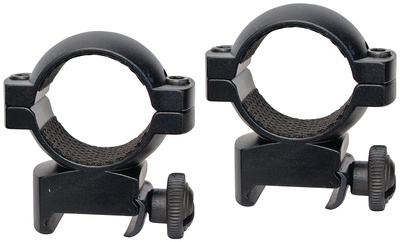 1 Inch Aluminum Scope Ring High Matte Black