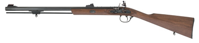 Deerhunter Muzzleloader .50 Caliber Flintlock 24 Inch Blue Octagonal Barrel Williams Metal Fiber Optic Sights Hardwood Stock Left Hand