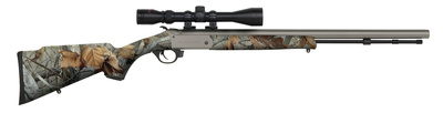 Buckstalker Accelerator Break-Open Muzzleloader .50 Caliber 24 Inch Barrel CeraKote Finish 3-9x40mm Duplex Scope G-2 Vista Stock