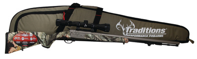 Pursuit G4 Ultralight .50 Caliber 26 Inch Tapered Lightweight Fluted Barrel 3-9x40mm Duplex Scope Mossy Oak New Treestand Camo Stock