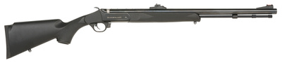 Buckstalker Accelerator Compact .50 Caliber 24 Inch Barrel Blue Finish 13 Inch Length of Pull Black Synthetic Stock
