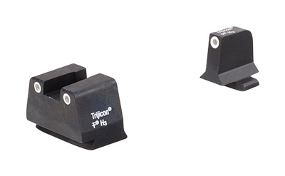 Suppressor Night Sight Set White Front/White Rear with Green Lamps for FN .45ACP