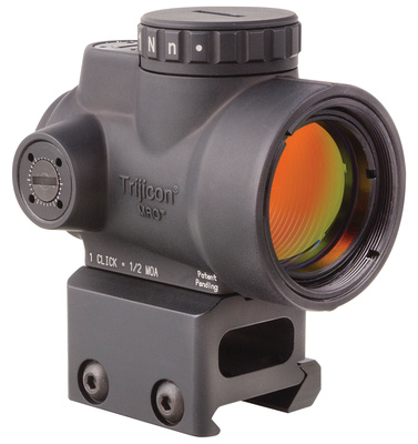 MRO Miniature Rifle Optic 1x25mm 2.0 MOA Adjustable Red Dot With Full Co-Witness Mount