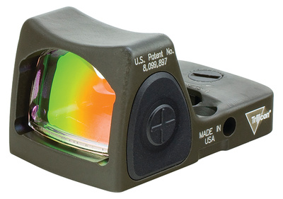 RMR Ruggedized Miniature Reflex Sight 1.0 MOA Red Dot Reticle Cerakote OD Green