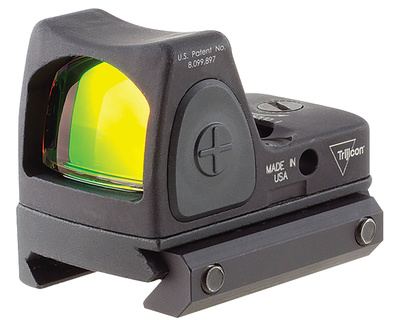 RMR Ruggedized Miniature Reflex Sight 1.0 MOA Red Dot Reticle With RM33 Picatinny Rail Mount Matte Black