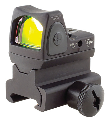 RMR Ruggedized Miniature Reflex Sight 1.0 MOA Red Dot Reticle With RM34 Picatinny Rail Mount Matte Black