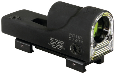Reflex RX06 Sight 1x24mm 12.9 MOA Amber Triangle Reticle With RX11 Weaver Mount Matte Black