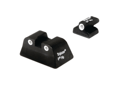 Bright And Tough 3-Dot Night Sights Smith & Wesson 9mm Fixed Rear