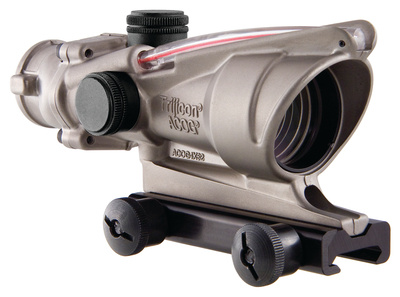 ACOG 4x32mm Dual Illumination Scope Red Chevron .223 Ballistic Reticle Nickel Boron Finish