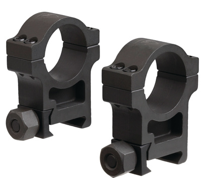AccuPoint Extra-High Aluminum Rings Hard Coat Black One Inch