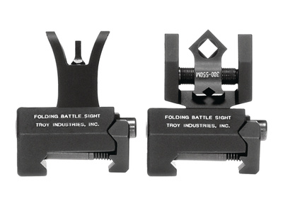 Micro M4 Front and DOA Rear Folding BattleSight Set Flat Dark Earth