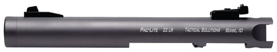 Pac-Lite Fluted Threaded Barrel .22 Long Rifle 4.5 Inch Gun Metal Gray Finish