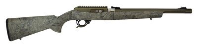 X-Ring Takedown .22 Long Rifle 16.5 Inch Threaded Barrel 1/2x28 TPI OD Green Finish Ruger BX Trigger Ghillie Green Hogue Overmolded Stock 10 Round