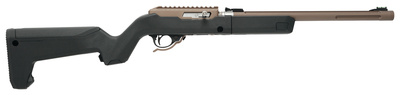 X-Ring Takedown .22 Long Rifle 16.5 Inch Threaded Barrel 1/2x28 TPI Quicksand Finish Ruger BX Trigger Black Magpul Backpacker Stock 10 Round