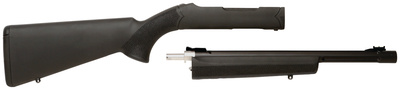 Ruger 10/22 Takedown Threaded Barrel and Stock Combo 16.5 Inch Threaded Barrel Matte Black Finish Adjustable Sights Black Hogue Overmolded Stock
