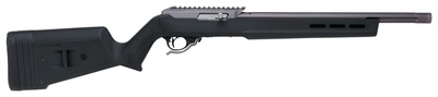 X-Ring .22 Long Rifle 16.5 Inch Threaded Barrel 1/2x28 TPI Gun Metal Gray Finish Ruger BX Trigger Magpul Hunter Stock Black Finish 10 Round