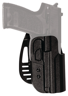 Kydex Paddle Holsters Size 30 H&K USP Full Size Black Left Hand