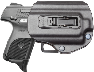 TacLoc Laser-Ready Autolocking Holster For Ruger SR9C With C5 Series Laser Black