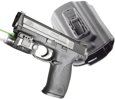 X5L Green Laser and Light Plus TacLoc Holster Package Smith & Wesson M&P 9mm/.40