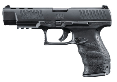 Model PPQ M2 9mm 5 Inch Barrel Black Tenifer Finish Picatinny Rail 10 Round