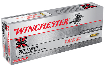 Super-X .22 WRF 45 Grain Lead Flat Nose
