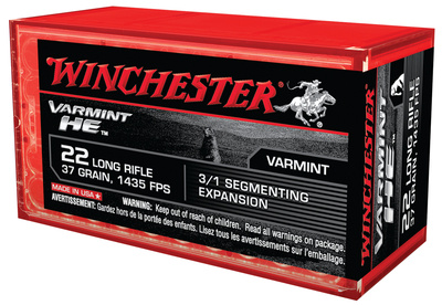 Varmint High Energy .22 Long Rifle 37 Grain Flat Hollow Point