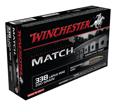 Boattail Match .338 Lapua Magnum 250 Grain Sierra MatchKing Boattail Hollow Point
