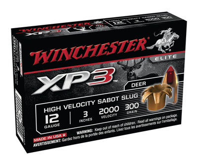 XP3 Fully Rifled Tin Core Lead Free Slugs 12 Gauge 3 Inch 2100 FPS 300 Grain Sabot Slug