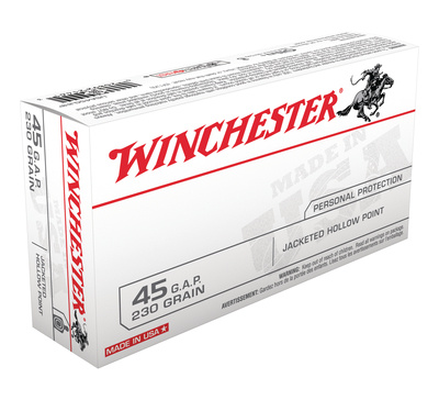 USA Brand .45 GAP 230 Grain Jacketed Hollow Point