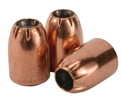 Handgun Bullets .451 Diameter 230 Grain Jacketed Hollow Point Notched