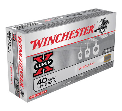WinClean .40 Smith & Wesson 165 Grain Brass Enclosed Base