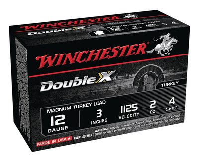 Double X Magnum Turkey Loads Copper Plated Buffered12 Gauge 3 Inch 1125 FPS 2 Ounce 4 Shot