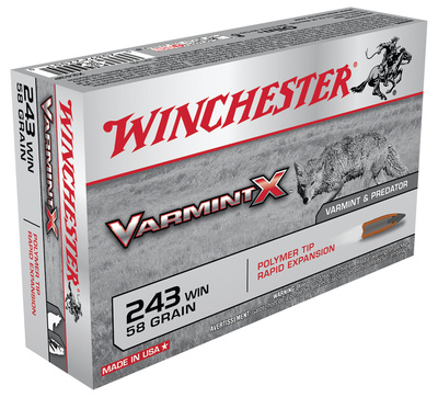 Varmint X .243 Winchester 58 Grain Varmint X Polymer