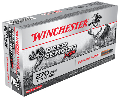 Deer Season XP .270 Winchester Short Magnum 130 Grain Extreme Point Polymer Tip