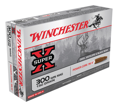Super-X Power Core .300 Winchester Magnum 150 Grain Power Core 95-5