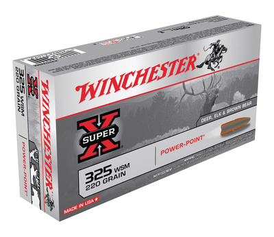 Super-X .325 Winchester Short Magnum 220 Grain Power-Point