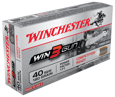 Win3Gun .40 S&W 180 Grain 3-Gun