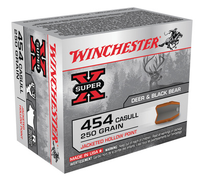 Super-X Handgun .454 Casull 250 Grain Jacketed Hollow Point