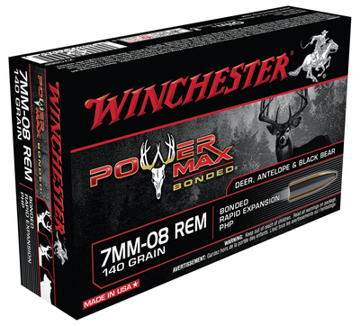 Power-Max 7mm-08 Remington 140 Grain Protected Hollow Point Bonded